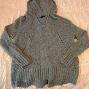 AE blue hooded sweater